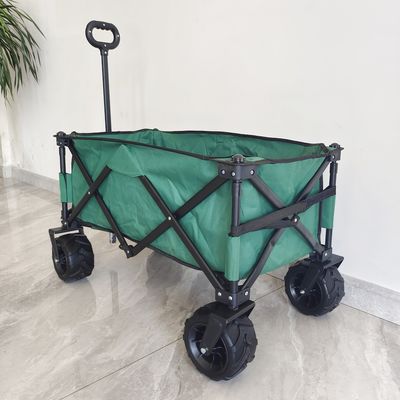Xe cắm trại ngoài trời 140LB Dễ dàng Mang theo Bánh xe Pu rộng Có thể gập lại Toa xe