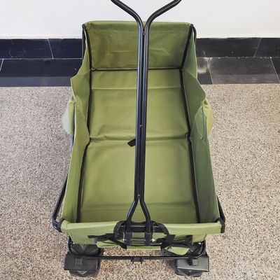 Bánh xe rộng Xe đẩy bãi biển có thể gập lại Xe cắm trại đa năng Xe đẩy gấp Toa xe