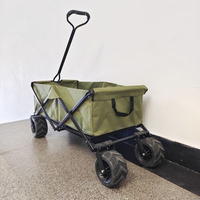 Bánh xe rộng Xe đẩy bãi biển có thể gập lại Xe cắm trại đa năng Xe đẩy gấp Toa xe