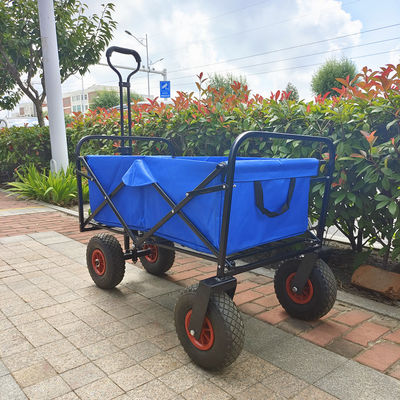 Tay cầm có thể điều chỉnh Có thể thu gọn Tiện ích Xe đẩy trên bãi biển 3.00-4 Bánh xe Dụng cụ Xe đẩy Xe đẩy