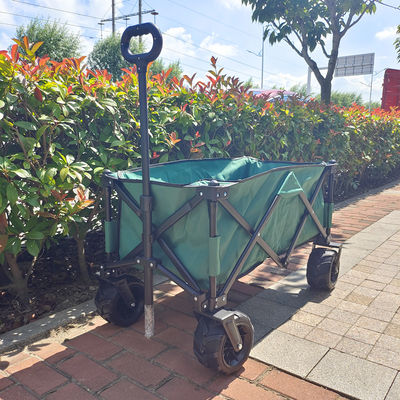Chuỗi bánh xe PU rộng bãi biển xe tải gấp kéo dài tay cầm picnic cắm trại xe