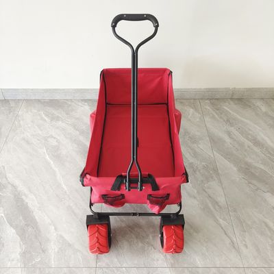 70KG Capacity Outdoor Camping Cart Wheels Big Collapsible Beach Slider Car