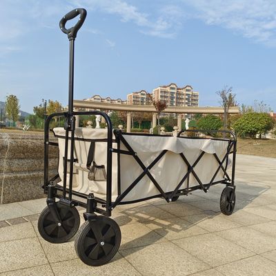 Bạch Long Bốn bánh xe Cắm trại Vườn Gỗ Gập Gói Gói Gập Bàn PVC bánh xe