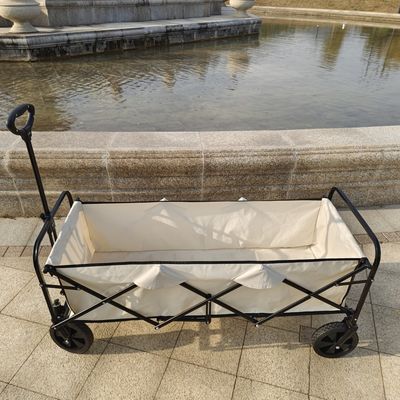 Bạch Long Bốn bánh xe Cắm trại Vườn Gỗ Gập Gói Gói Gập Bàn PVC bánh xe
