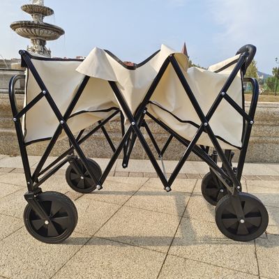Bạch Long Bốn bánh xe Cắm trại Vườn Gỗ Gập Gói Gói Gập Bàn PVC bánh xe