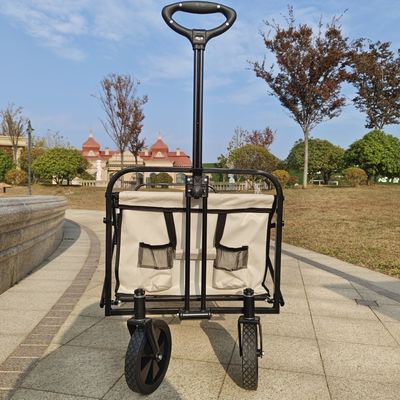 Bạch Long Bốn bánh xe Cắm trại Vườn Gỗ Gập Gói Gói Gập Bàn PVC bánh xe