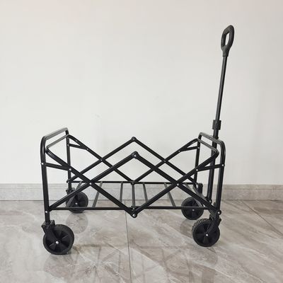 Khung thép ngoài trời Mini Cắm trại xe tải gấp với tay lái điều chỉnh