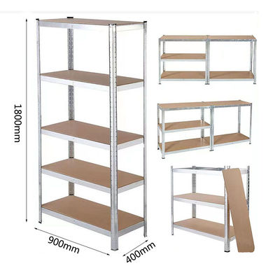 5 lớp kệ xếp hàng kệ kim loại điều chỉnh đa mục đích không nút 180x90x40CM