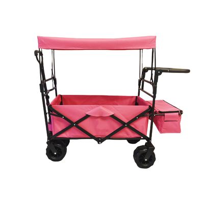 Chiếc xe cắm trại ngoài trời gập lại với mái nhà xe đẩy gấp cho trẻ em