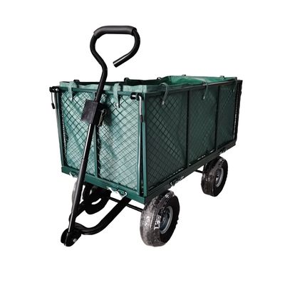 Công việc nặng bốn bánh lưới kim loại vườn xe - hoàn hảo cho các nhiệm vụ ngoài trời